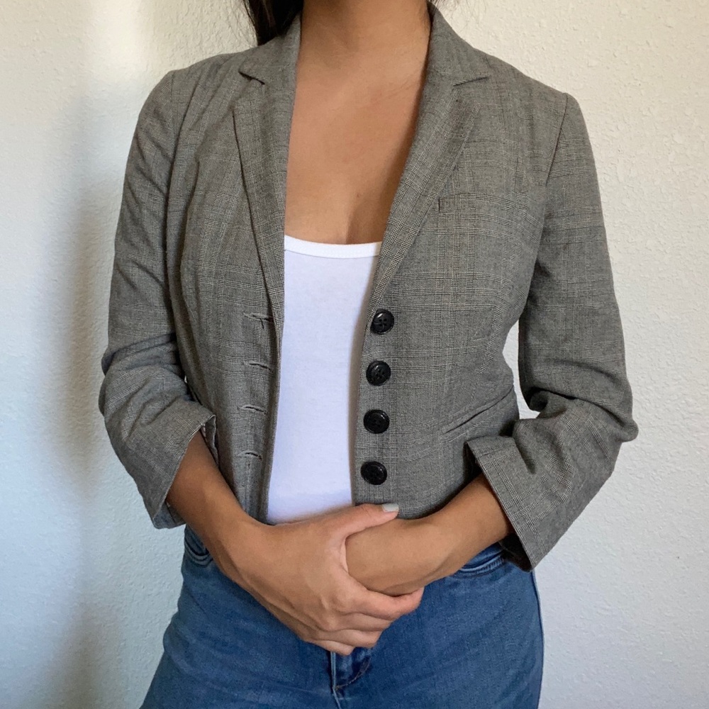 Urban Outfitters Silence + Noise gray blazer - Picture 3 of 8